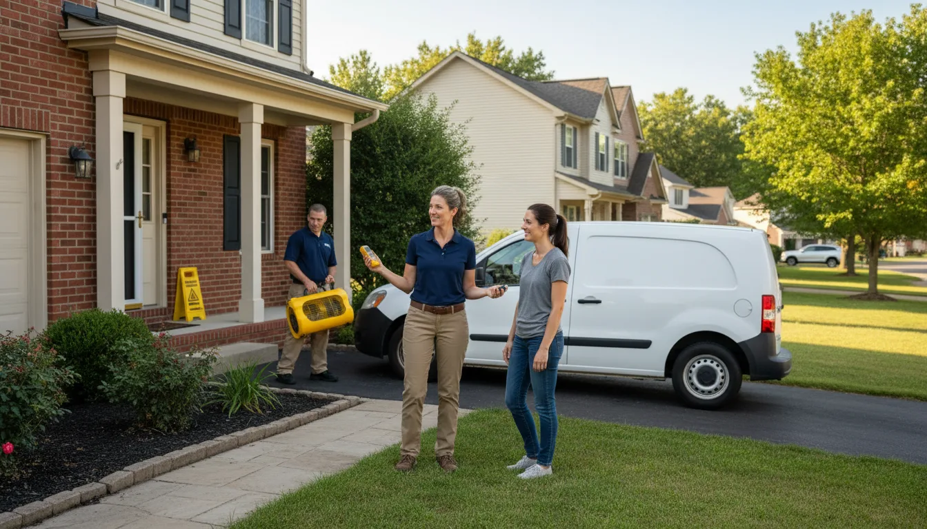 Water restoration image for Dehumidification And Cleanup Services in Auburn, KS